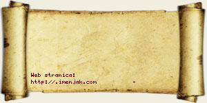 Anđa Dunjić vizit kartica